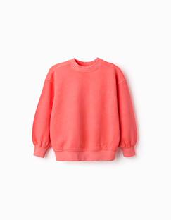 -Sweat en coton avec épaules tombantes