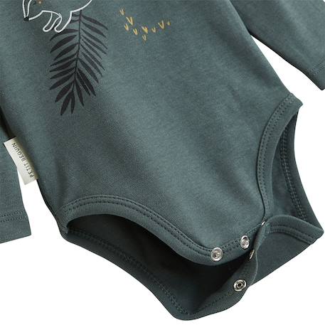 Lot de 2 bodies bébé manches longues elliott Vert 3 - vertbaudet enfant 
