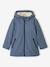 Ciré à capuche garçon doublé sherpa bleu grisé+bleu nuit 1 - vertbaudet enfant 