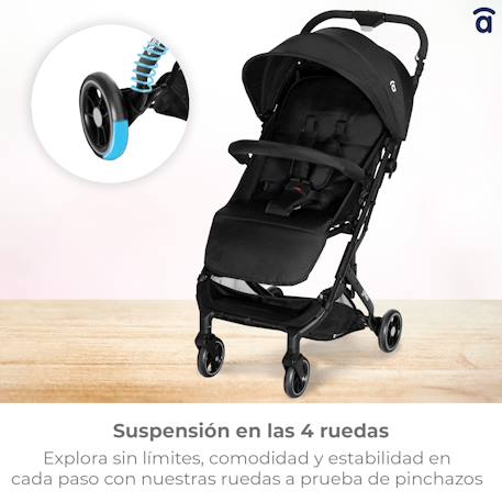 Duo poussette et siège auto Tumbuctu Beige+Noir 5 - vertbaudet enfant 