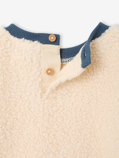 Ensemble salopette et sweat bébé bleu grisé 10 - vertbaudet enfant 