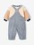 Ensemble salopette et sweat bébé bleu grisé 6 - vertbaudet enfant 