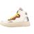 Baskets fille zippées j laquinny Blanc+Imprimé animalier 2 - vertbaudet enfant 