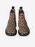 Boots fille en cuir à élastiques beige 4 - vertbaudet enfant 