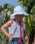 Chapeau enfant en coton protection soleil Bleu 6 - vertbaudet enfant 