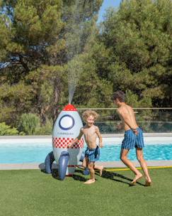 -Arroseur gonflable enfant forme fusee jardin