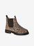 Boots fille en cuir à élastiques beige 1 - vertbaudet enfant 