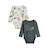 Lot de 2 bodies bébé manches longues elliott Vert 2 - vertbaudet enfant 
