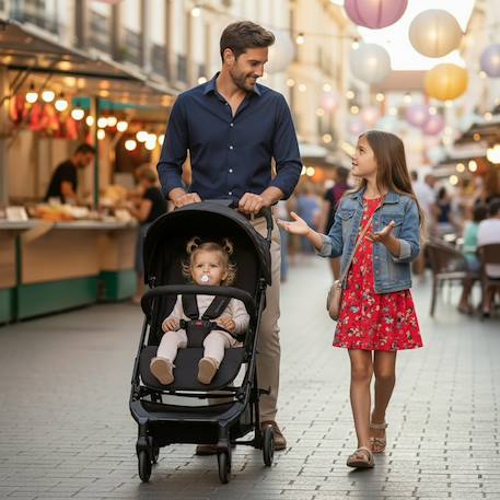 Duo poussette et siège auto Tumbuctu Beige+Noir 8 - vertbaudet enfant 