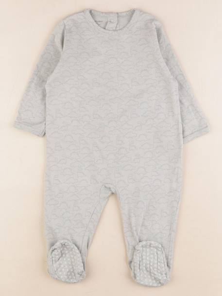 Pyjama coton - 1 an Vert 1 - vertbaudet enfant 