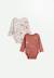 Lot de 2 bodies bébé manches longues evie Rose 1 - vertbaudet enfant 