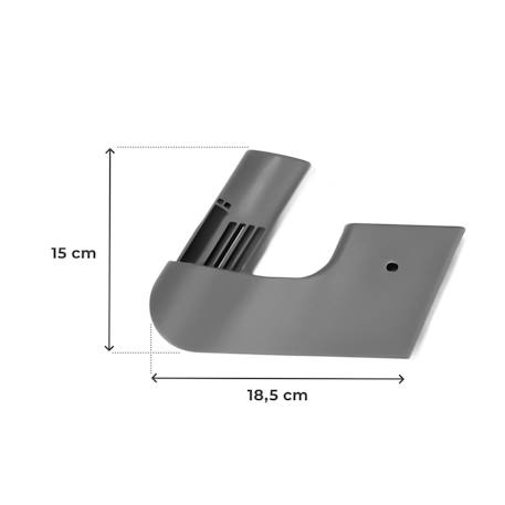 Kit d’Adaptateurs Kinderkraft ENOCK pour Transat CALMEE avec Repose-Pieds de Stabilisation et Fixation Sécurisée Gris 5 - vertbaudet enfant 