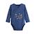 Lot de 2 bodies bébé manches longues ouverture croisée emile Bleu 6 - vertbaudet enfant 