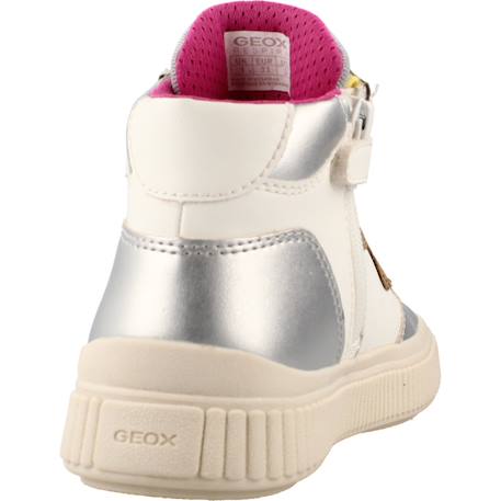 Baskets fille zippées j laquinny Blanc+Imprimé animalier 3 - vertbaudet enfant 