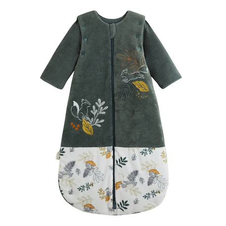 Gigoteuse hiver en velours avec manches amovibles elliott Vert 2 - vertbaudet enfant 