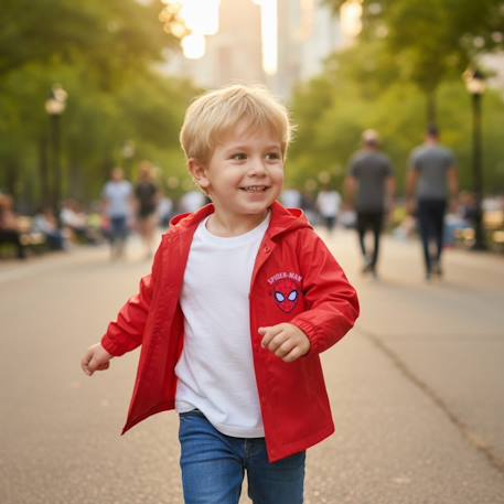 Imperméable garçon personnage spiderman Rouge 2 - vertbaudet enfant 