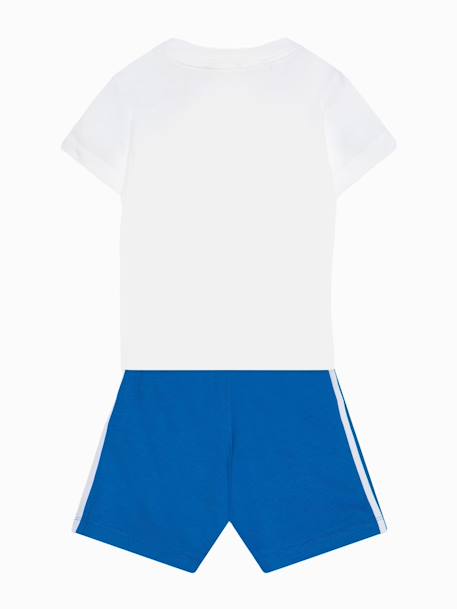 Ensemble garçon manches courtes Blanc / noir+Bleu+Bleu / blanc 12 - vertbaudet enfant 