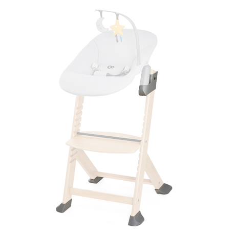 Kit d’Adaptateurs Kinderkraft ENOCK pour Transat CALMEE avec Repose-Pieds de Stabilisation et Fixation Sécurisée Gris 2 - vertbaudet enfant 