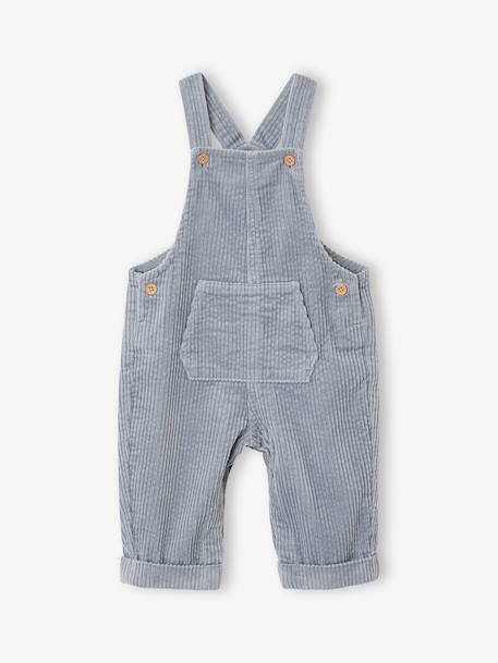 Ensemble salopette et sweat bébé bleu grisé 5 - vertbaudet enfant 