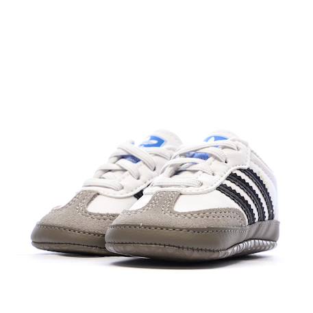 Baskets samba bébé à lacets élastiques Blanc 6 - vertbaudet enfant 
