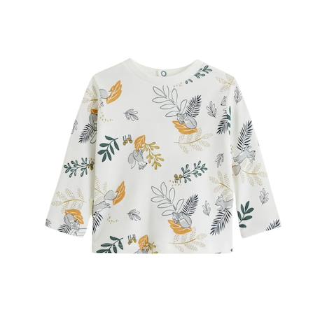 Ensemble salopette bébé en velours côtelé et t-shirt elliott Vert 4 - vertbaudet enfant 