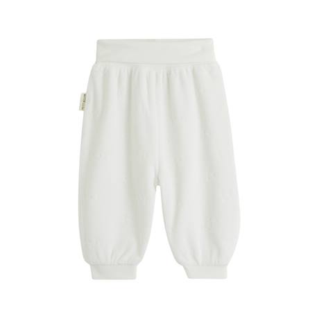 Ensemble bébé gilet et pantalon en velours eliah Ecru 6 - vertbaudet enfant 