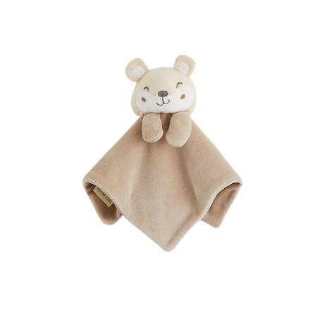Kit naissance 3 pièces pyjama, body et doudou bébé eliah Ecru 4 - vertbaudet enfant 