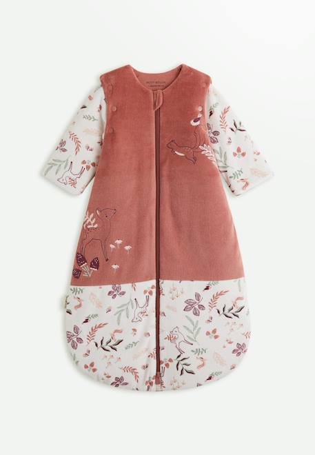 Gigoteuse hiver en velours avec manches amovibles evie Rose 1 - vertbaudet enfant 