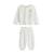 Ensemble bébé gilet et pantalon en velours eliah Ecru 2 - vertbaudet enfant 