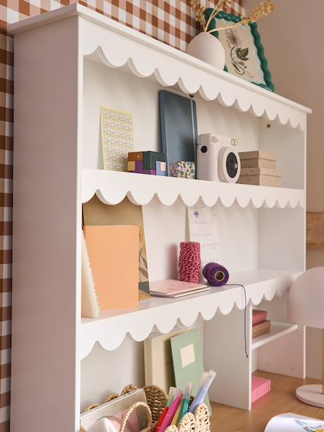 Bureau enfant rangement feston blanc 2 - vertbaudet enfant 
