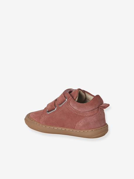 Chaussures premiers pas bébé scratch beige imprimé+bleu imprimé+bronze+lot rose+mauve+or+rose+rose imprimé+rose poudré+turquoise+vert imprimé+vieux rose 66 - vertbaudet enfant 