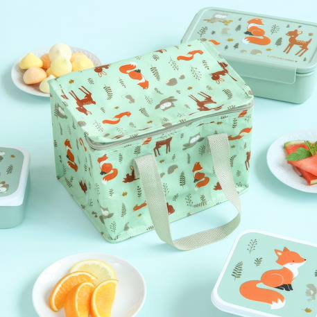 Sac à goûter isotherme Bleu+Jaune+Noir+Rose+Rouge+Vert menthe+Violet 30 - vertbaudet enfant 