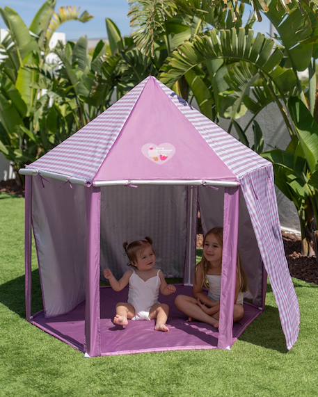 Tente de plage enfant avec filet respirant Multicolore+Rose 10 - vertbaudet enfant 
