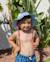 Chapeau enfant en coton protection soleil Bleu 4 - vertbaudet enfant 