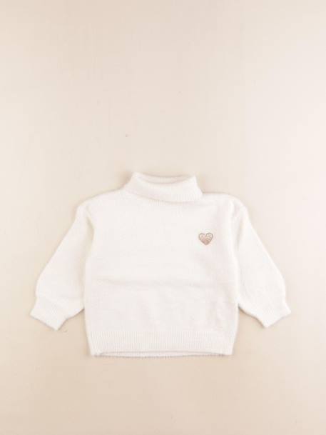 Pull - 2 ans Blanc, or 1 - vertbaudet enfant 