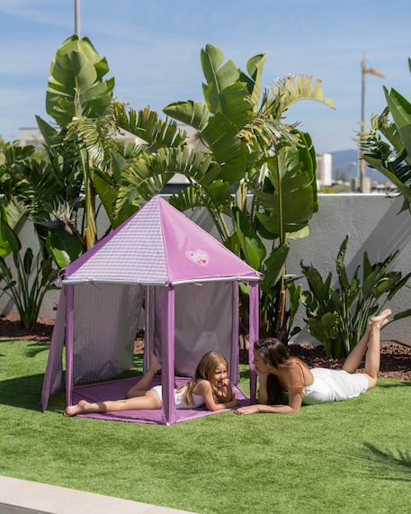 Tente de plage enfant avec filet respirant Multicolore+Rose 12 - vertbaudet enfant 