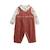 Ensemble salopette bébé en velours côtelé et t-shirt evie Rose 2 - vertbaudet enfant 