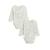 Lot de 2 bodies bébé manches longues ouverture croisée eliah Ecru 2 - vertbaudet enfant 