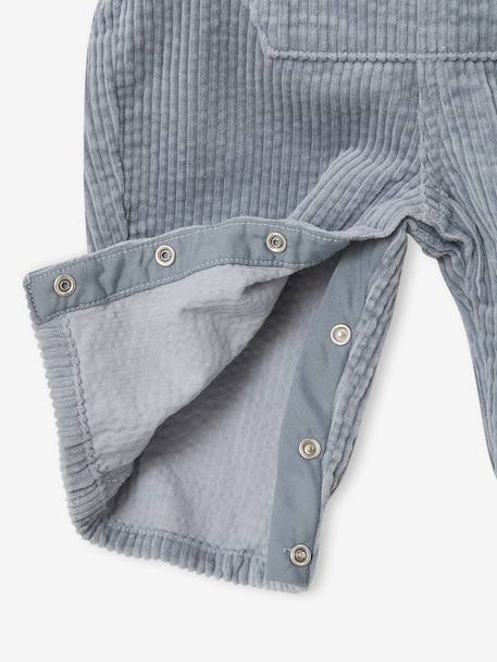 Ensemble salopette et sweat bébé bleu grisé 9 - vertbaudet enfant 