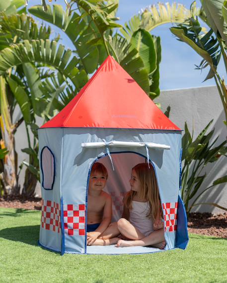 Tente de plage enfant avec filet respirant Multicolore+Rose 1 - vertbaudet enfant 