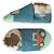 Chaussons bébé cuir souple spencer le tracteur Bleu 2 - vertbaudet enfant 