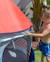 Tente de plage enfant avec filet respirant Multicolore+Rose 2 - vertbaudet enfant 