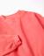 Sweat en coton avec épaules tombantes Corail clair 3 - vertbaudet enfant 