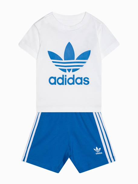 Ensemble garçon manches courtes Blanc / noir+Bleu+Bleu / blanc 11 - vertbaudet enfant 