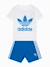 Ensemble garçon manches courtes Blanc / noir+Bleu+Bleu / blanc 11 - vertbaudet enfant 