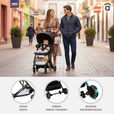 Duo poussette et siège auto Tumbuctu Beige+Noir 11 - vertbaudet enfant 