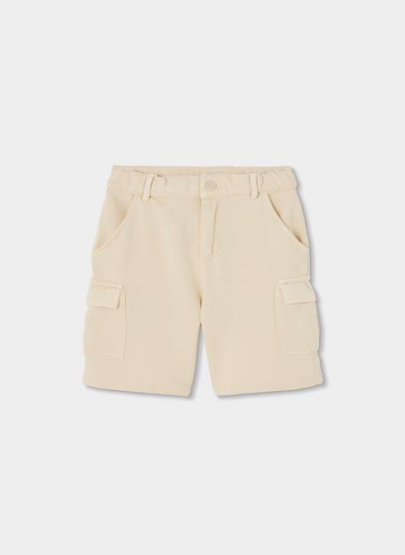 Bermuda en molleton garçon Marron 2 - vertbaudet enfant 