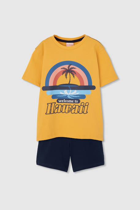 Ensemble enfant coton Jaune 2 - vertbaudet enfant 