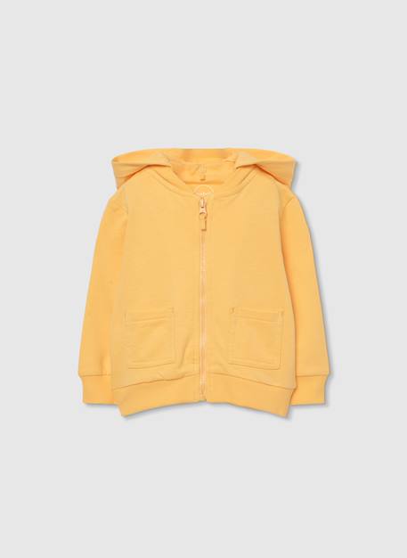 Gilet bébé en peluche Jaune 2 - vertbaudet enfant 