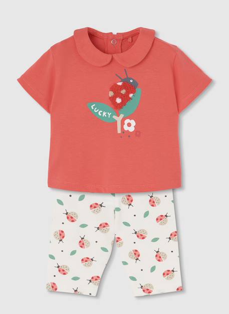 Ensemble bébé coton Rose 3 - vertbaudet enfant 